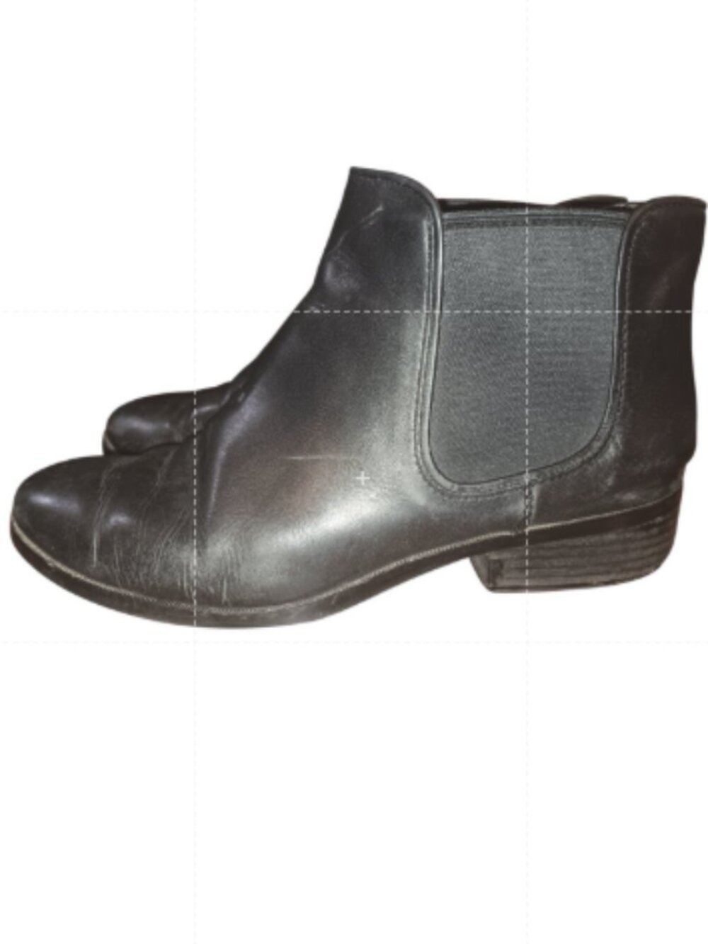Cole Haan Landsman chelsea ankle boots, black leather Size 9B
